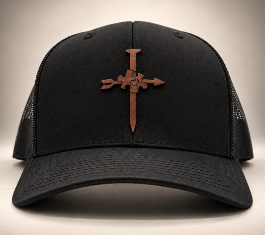 Autism Awareness Cross Hat